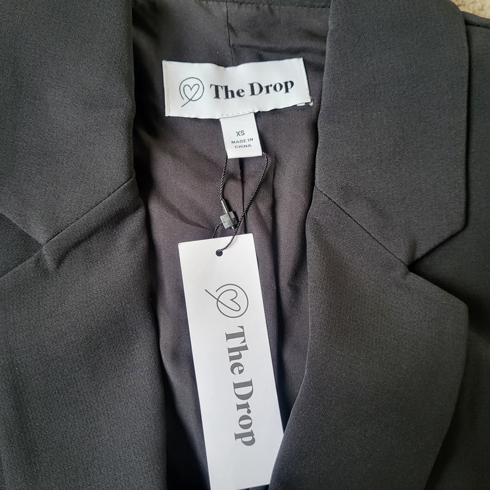 Women’s “Blake” Classic Long Sleeve Blazer – The Drop – Black – Size XS – NWT - Picture 6 of 12